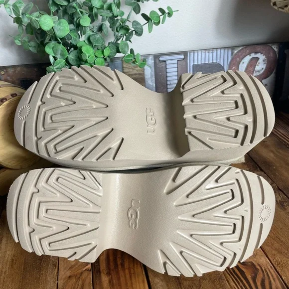 UGG Women's Ultra Mini New Heights Mustard Seed Platform Boots 1158311 - Picture 9 of 14